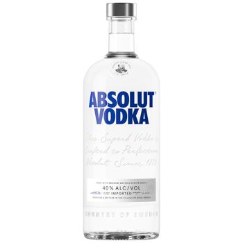 Водка Absolut 40% 1л - купить, цены на КОСМОС - фото 1