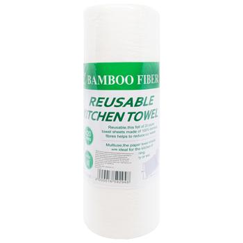 Yonic Wipes for Cleaning Universal Bamboo 25*25cm 20pcs Roll