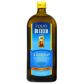 Масло оливковое De Cecco Classico Extra Virgin 1л - купить, цены на Восторг - фото 1
