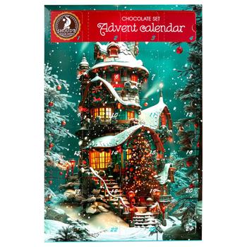 Шоколадний набір Shoud`e "Advent calendar" 165г - купити, ціни на ULTRAMARKET - фото 1