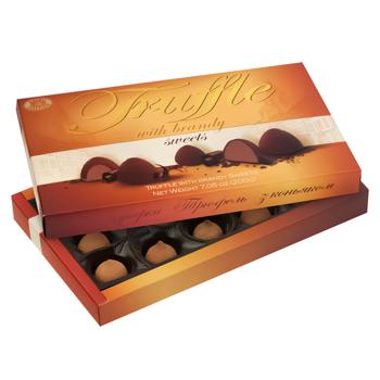 Biscuit-Chocolate Truffle With Brandy Sweets 200g - buy, prices for MegaMarket - photo 3