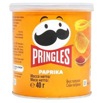 Pringles Potato Chips with Paprika Flavor 40g - buy, prices for Tavria V - photo 1