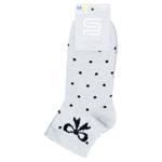 Premier Socks Econom Women's Bows Socks s.23-25 Grey