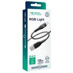 Ridea USB Cable RC-RL15 RGB Light MicroUSB 3A 1.2m
