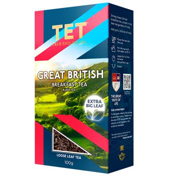 Чай чорний ТЕТ Great British листовий 100г - купити, ціни на Auchan - фото 1