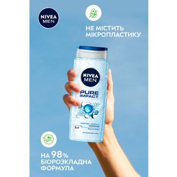 Nivea Men Pure Impact Shower Gel 500ml - buy, prices for Supermarket "Kharkiv" - photo 3