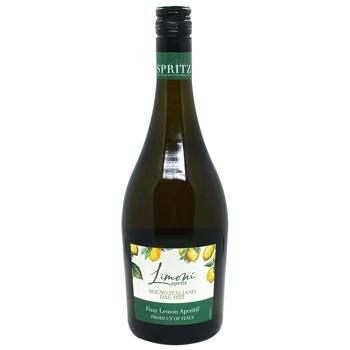 Напиток винный игристый Limoni Spritz белый сладкий 7,5% 0,75л - купить, цены на Чудо Маркет - фото 1