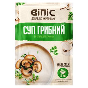Суп Віліс Грибний зі смаком грибів 18г