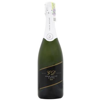 Вино ігристе Gran Ducay Cava біле брют 11,5% 0,75л