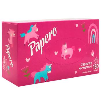 Papero Double-layer White Cosmetic Napkins 150 sheets - buy, prices for Vostorg - photo 2