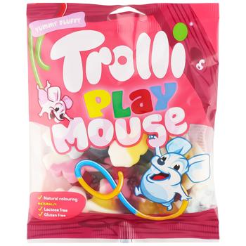 Цукерки Trolli Мишенята фруктові жувальні 100г
