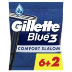 Станки для гоління Gillette Blue 3 Comfort Slalom одноразові 8шт
