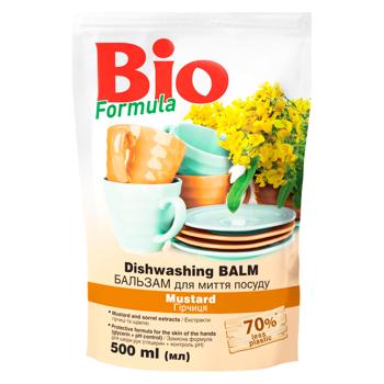 Bio Formula Mustard Dishwashing Balm 500ml - buy, prices for EKO Market - photo 1