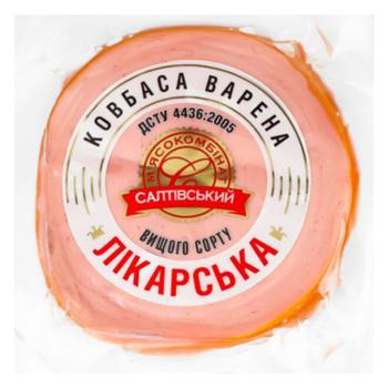 Ковбаса Салтівський МК Лікарська варена вищий сорт - купити, ціни на Чудо Маркет - фото 1