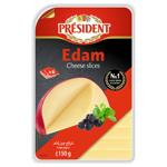 Сир President Едам нарізаний 40% 150г