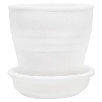 Bucket No.5 Matt White Flowerpot - buy, prices for Za Raz - photo 1