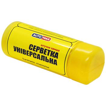 Салфетка AutoMax универсальная искусственная замша