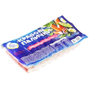 Крабові палички Водний Світ заморожені 450г - купити, ціни на МегаМаркет - фото 3