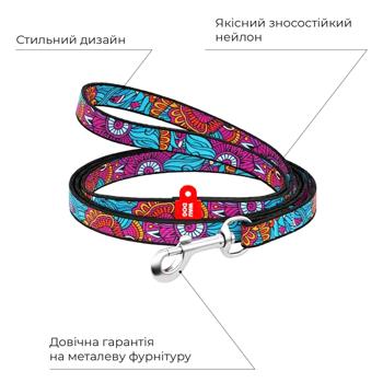 Поводок Waudog Nylon нейлоновый 122см/10мм с рисунком лето - купить, цены на MasterZoo - фото 4