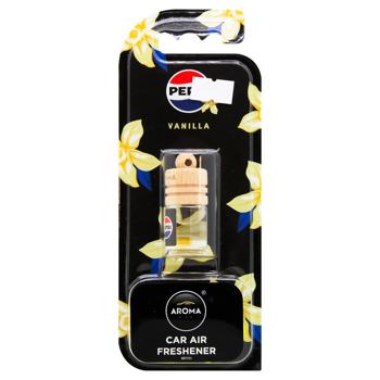 Ароматизатор Aroma Car PEPSI Mini Wood Vanilla 4,5мл - купить, цены на За Раз - фото 1
