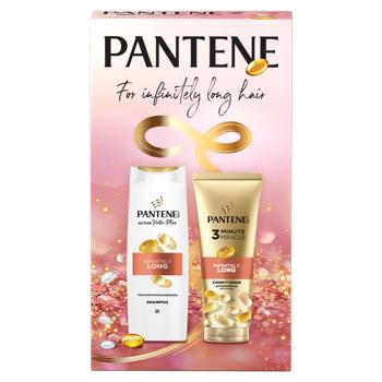 Shampoo Pantene Infinitely Long 400ml + Conditioner Pantene Infinitely Long 220ml Gift Set - buy, prices for - photo 3