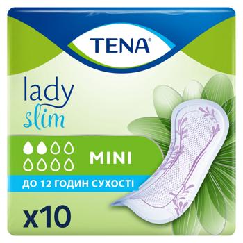 Tena Lady Slim Mini Urological Pads 10pcs - buy, prices for COSMOS - photo 1