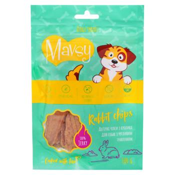 Mavsydietary Chips Made from Rabbit Meat Dog Snack 100g - buy, prices for - photo 1