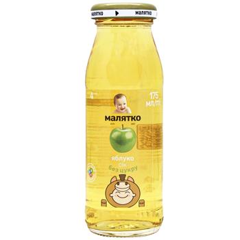 Malyatko for children sugar-free apple juice 175ml - buy, prices for MegaMarket - photo 1