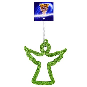 Glitter Velvet Plastic Christmas Tree Pendant in assortment - buy, prices for METRO - photo 4