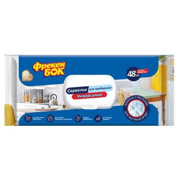 Салфетки хозяйственные влажные Фрекен БОК универсальные  48шт - купить, цены на Таврия В - фото 1