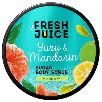 Сахарный скраб для тела Fresh Juice Yuzu & Mandarin 200мл - купить, цены на - фото 2