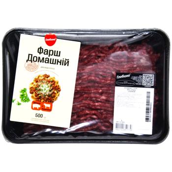 Фарш Глобино Домашний охлажденный 500г - купить, цены на Auchan - фото 2