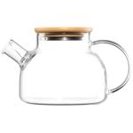 Ardesto Gemini Glass Bamboo Teapot 800ml