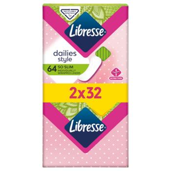 Прокладки щоденні Libresse Normal 64шт - купити, ціни на МегаМаркет - фото 2