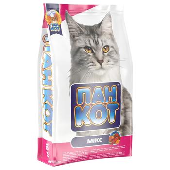 Pan Kot Mix Dry Food for Cats 10kg - buy, prices for MasterZoo - photo 1