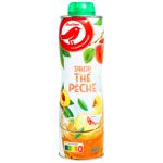 Auchan Peach Tea Syrup 0.6l