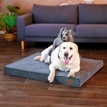 Noble Pet Nolan Velvet Pet Mattress 100x80cm Grey - buy, prices for MasterZoo - photo 3
