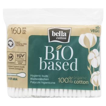 Палочки ватные Bella Bio Based 160шт