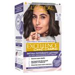 Краска для волос L'Oreal Paris Excellence Cool Creme 5.11 Ультра пепельный свет каштановый