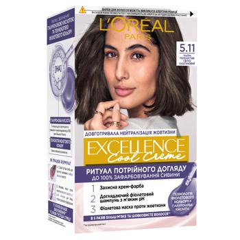 L'Oreal Excellence Cool Creme 5.11 Hair Dye - buy, prices for Tavria V - photo 1