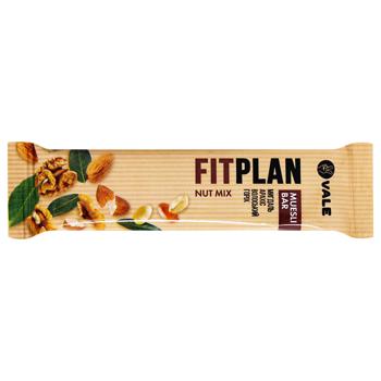 Батончик-мюсли Vale FitPlan с орехом 30г - купить, цены на Auchan - фото 1