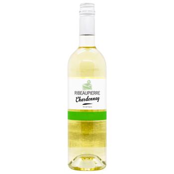 Вино Ribeaupierre Chardonnay біле сухе 12% 0,75л - купити, ціни на - фото 1