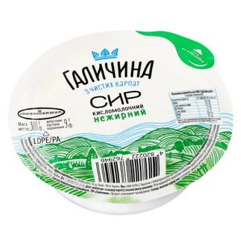 Galychyna Cottage Cheese Low-Fat 300g