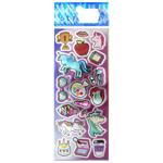 Наклейка пластиковая Единороги лазерная 7*17см