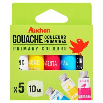 Auchan Gouache 5 Colors 50ml - buy, prices for Auchan - photo 2