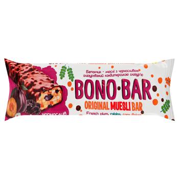 Vale Bono Bar Glazed Bar-muesli with Prunes 40g - buy, prices for NOVUS - photo 1