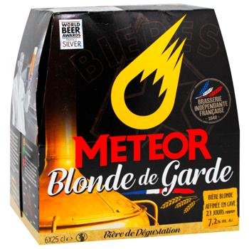 Meteor Blonde de Garde Pack Light Unfiltered Beer 7.2% 6pcs*250ml - buy, prices for WINETIME - photo 3