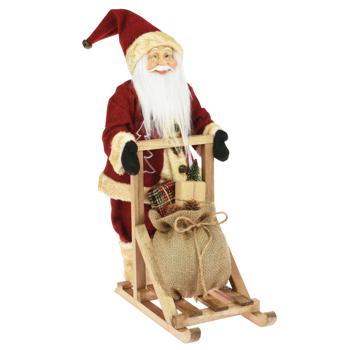 Santa Claus on Sleigh New Year's Decoration 250*300*450mm