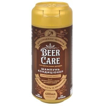 Шампунь-кондиціонер Beer Care Об'єм, свіжість та зміцнення з протеїнами пшениці 2в1 400мл Шампунь-кондиціонер Beer Care Об'єм, свіжість та зміцнення з протеїнами пшениці 2в1 400мл - купити, ціни на - фото 2