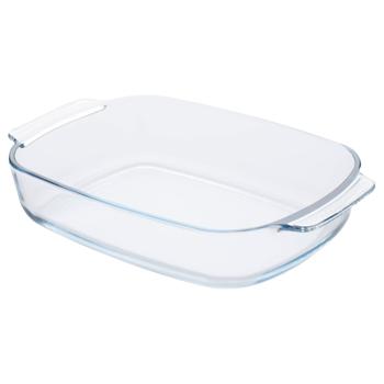 Guardini Vetro Borosilicato Rectangular Baking Dish with Handles 30*20*6cm - buy, prices for MegaMarket - photo 1